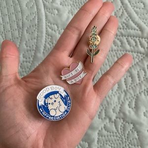 Cute enamel pins
